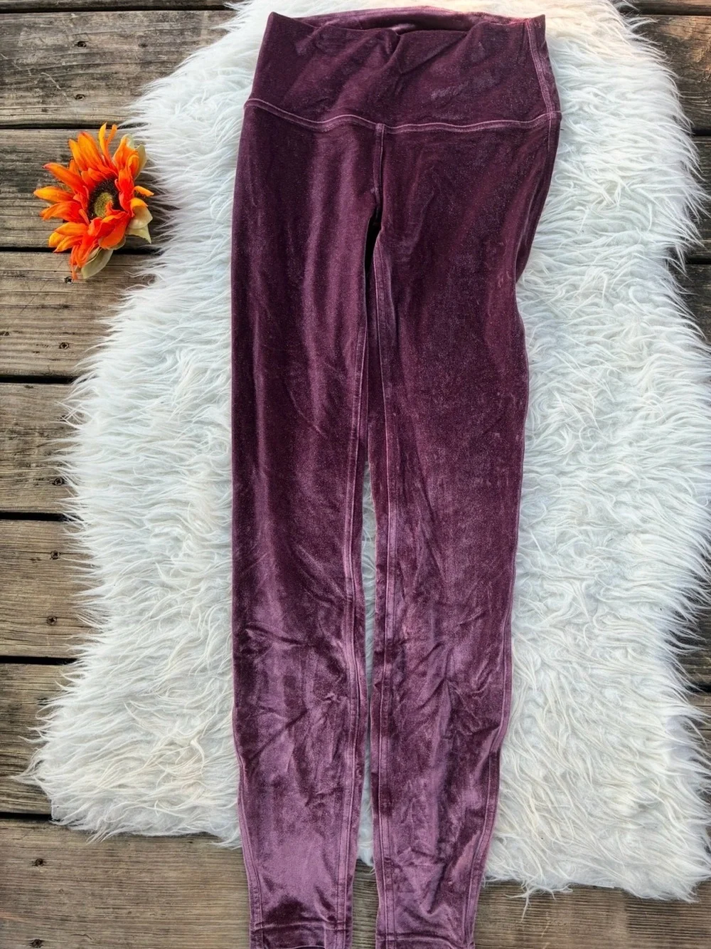 🌺LULULEMON $118 Special Edition wunder lounge High-Rise Velvet Leggings 28” 🌺